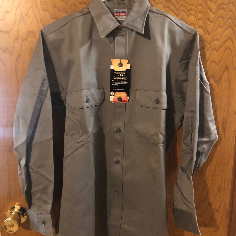 NEW Vintage Penney Big Mac Men’s Grey Shirt Size Small